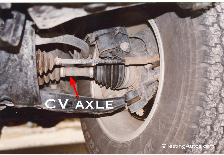 When does a CV axle need to be replaced?