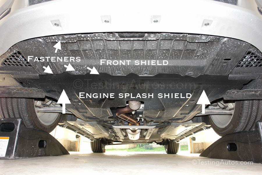 thumbnail image 2 of 2007-2012 Toyota Yaris Scion XD Engine Splash Shields – Left & Right Set – 2pcs – By Autoelements 2 of 3