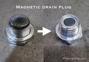Magnetic drain plug