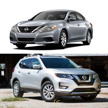 Nissan Rogue and Nissan Altima