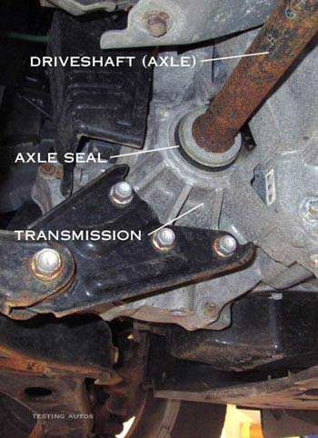 When does the axle seal need to be replaced in a car? nissan murano transaxle diagram 