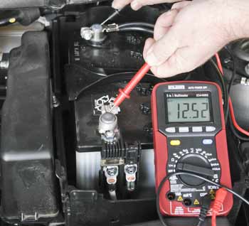 Battery voltage test