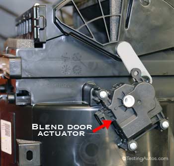 Blend door actuator