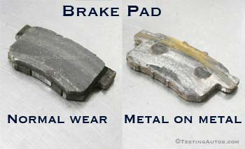 Brake pad wear