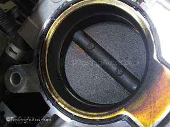 Dirty throttle body