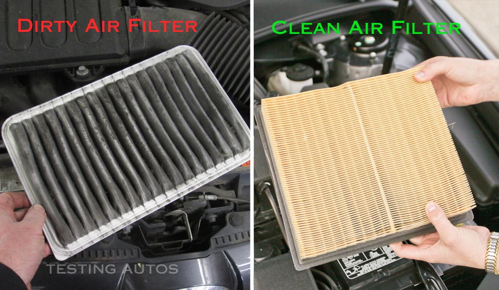 dirty vs clean air filter