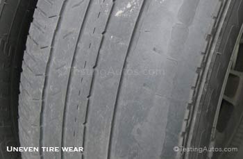 Uneven tire wear