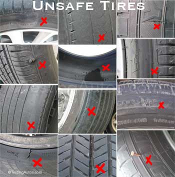 Unsafe tire