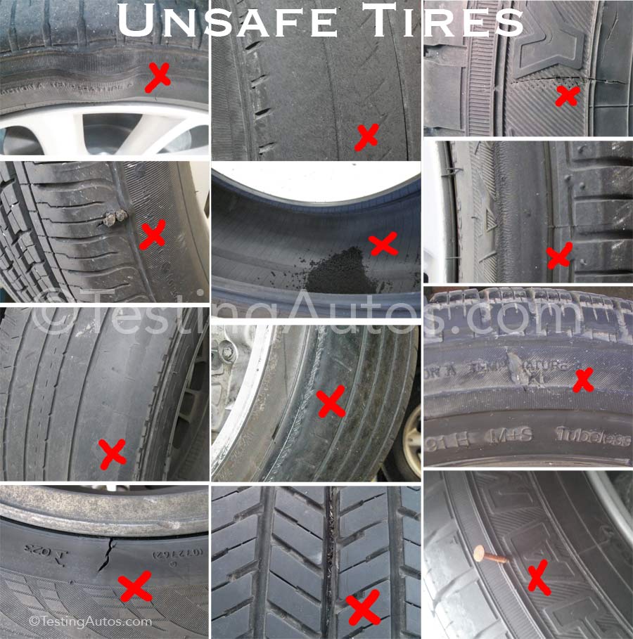 unsafe tire