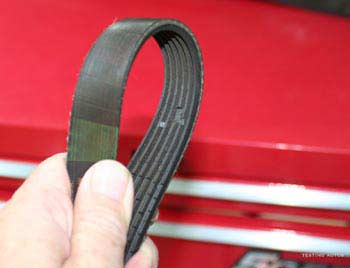 Worn out drive belt