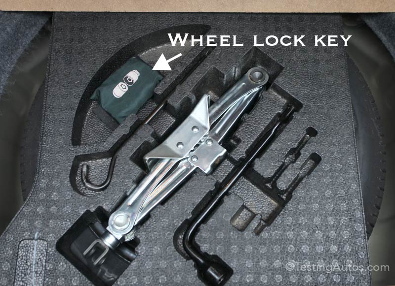 Toyota Rav4 Wheel Lock Key Location 