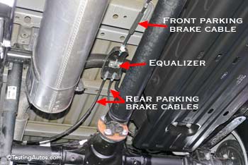 Parking brake system and cables