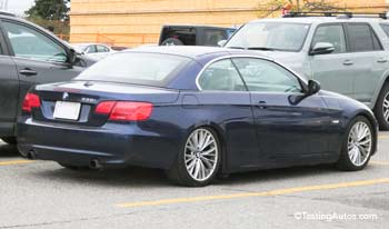 Car sits lower in the back
