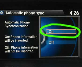 Pairing a phone to a car