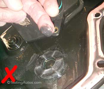 Metal shavings inside this transmission