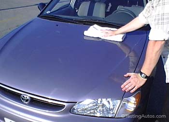 Waxed car