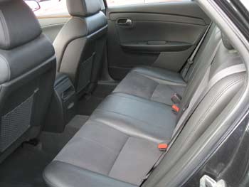 2008 Chevrolet Malibu rear seat